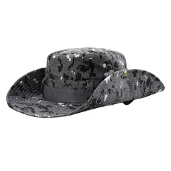 Plegable hombres transpirable UPF 50+ playa protección UV pesca Safari gorra para el sol ajustable al aire libre senderismo pesca Boonie sombrero