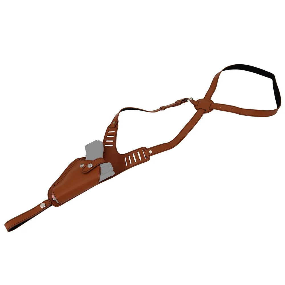 Airsoft-funda de pistola de cuero oculta para caza táctica, M9, M1911, P1, Glock, SIG, P226, XD, P320 Series - imagen 3