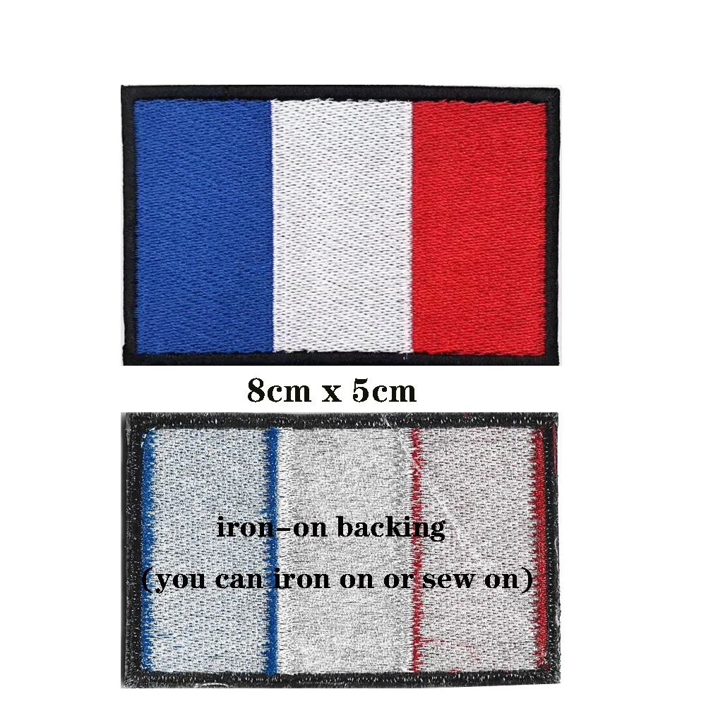 Brazalete Francia velcro bordado militar