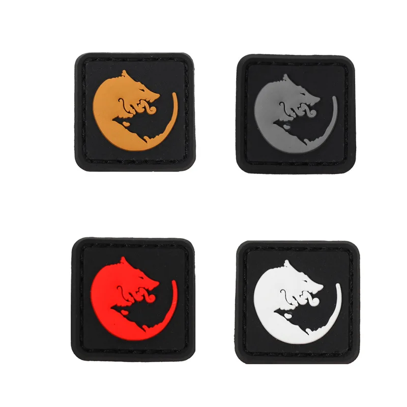 Mini parches tácticos de lobo vikingo en Odin We Trust, pegatinas de rayas, VALHALLA, añade un emblema pirata, insignias con apliques militares - imagen 2