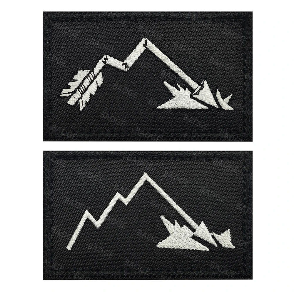 Lucky FOG Forward Black Canoa Barbanegra Blackheart Parche Corporativo Insignia Grupo Bordado Emblema Parches - imagen 3