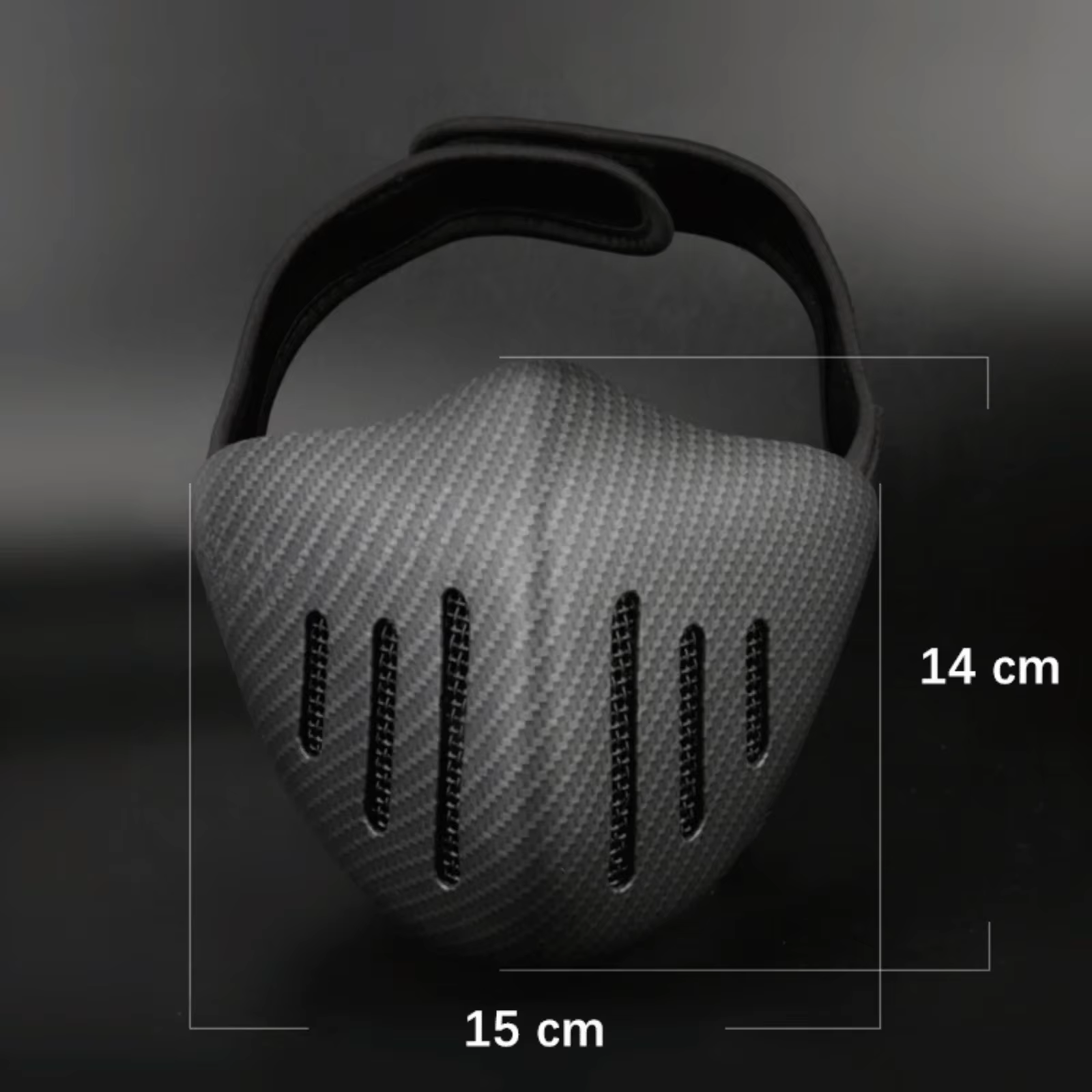 Máscara de media cara de malla Airsoft protección facial transpirable para caza Airsoft Wargame Cosplay - imagen 3