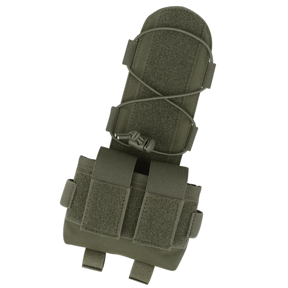 KRYDEX-bolsa para casco táctico MK2, caja de batería, contrapeso, batería remota, accesorio para casco, bolsa de almacenamiento con gancho y bucle - imagen 2