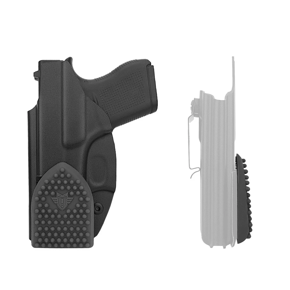 2/4 Uds funda de pistola de silicona cuña IWB funda de pistola almohadillas de cuña apéndice llevar funda de pistola respaldo apéndice de silicona cuña de transporte - imagen 4