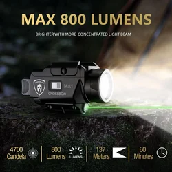 MA1 Láser táctico verde con luz para Glock OWB