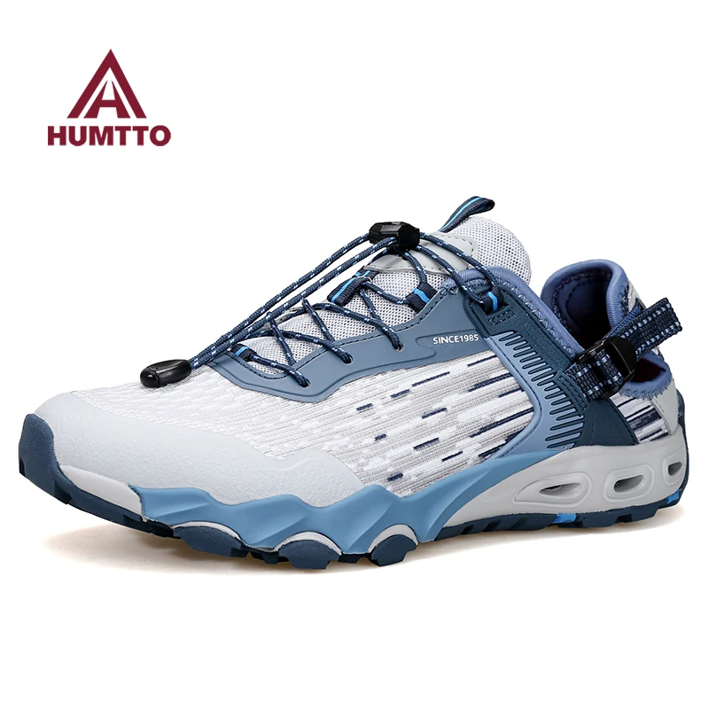HUMTTO, zapatos Upstream para hombre, zapatos de agua para exteriores, zapatos acuáticos para vadear, zapatillas tobilleras de secado rápido de malla transpirable, zapatillas para caminar para mujer - imagen 3