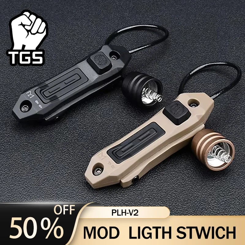 WADSN-linterna M300 M600, Control remoto, interruptor de presión de doble función, PLHv2, accesorios de luz Scout, compatible con MLOK KEYMOD, carril de 20mm