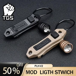WADSN Linterna táctica M300 PLHv2 interruptor presión MLOK KEYMOD 20mm
