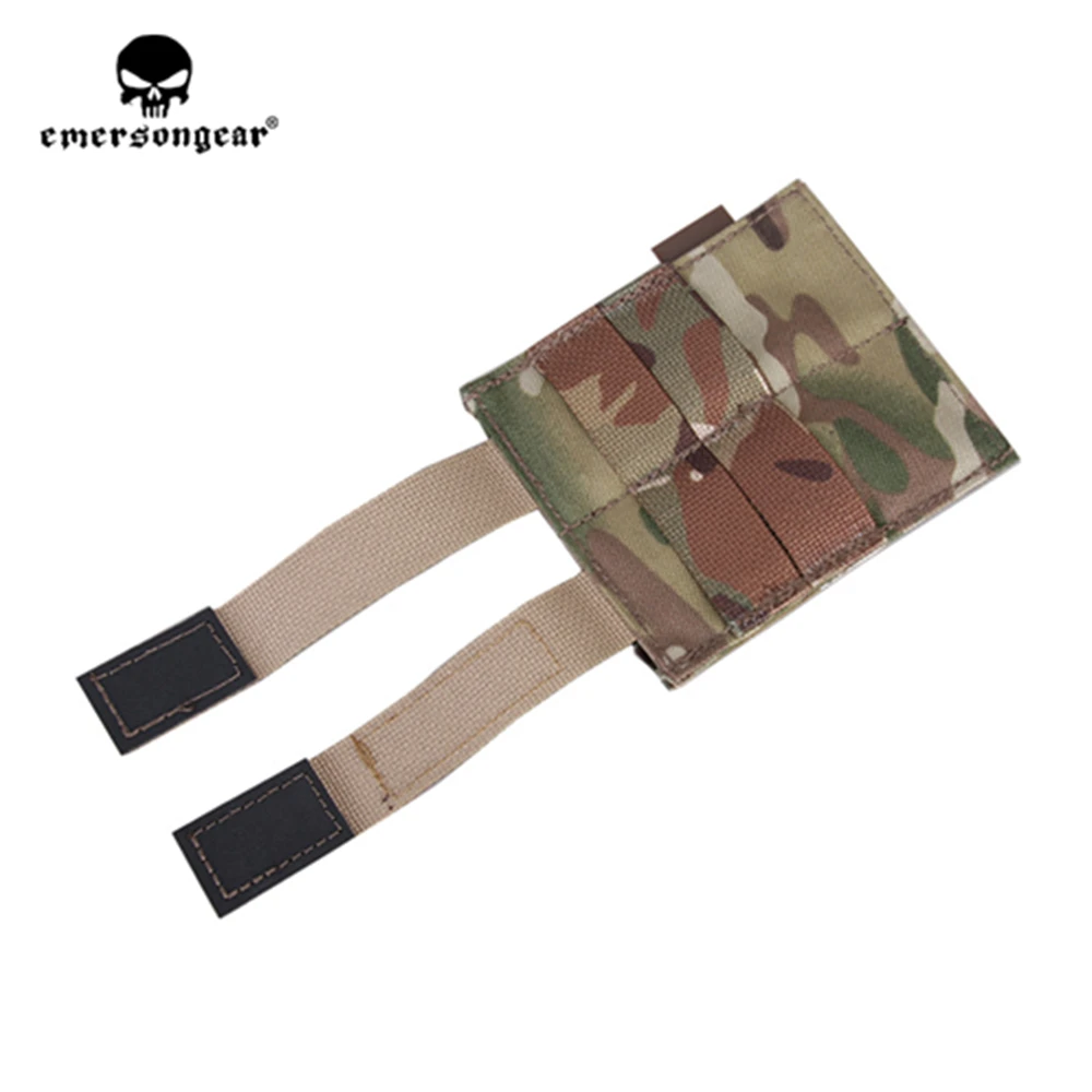 Emersongear-estuche táctico de alta velocidad para pistola, bolsa de munición de doble pistola, Molle Airsoft CS Mag, funda de dibujo rápido - imagen 3