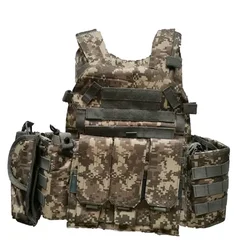 Portaplacas táctico MOLLE para airsoft ligero