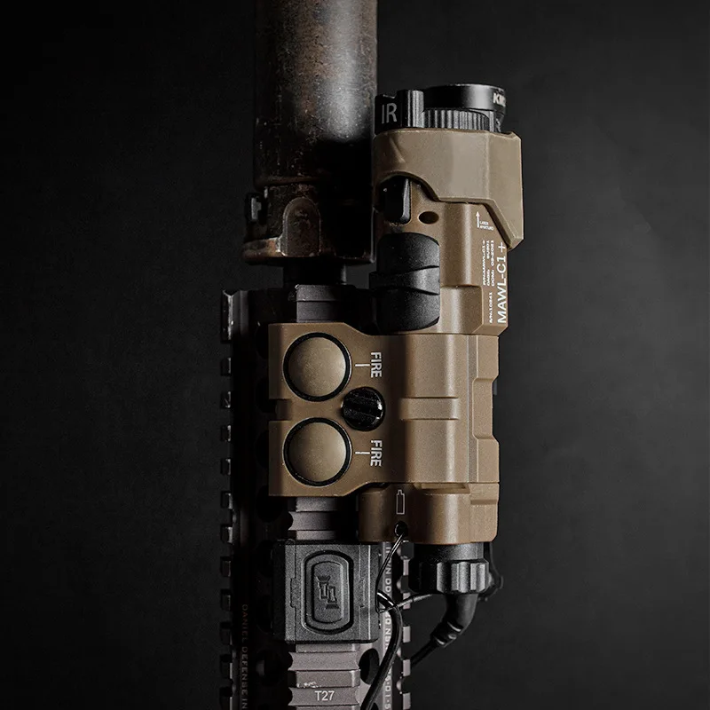 Caja de batería lateral de intercambio rápido para NAWL-C1+ con montaje en riel, accesorio táctico de nailon para Airsoft - imagen 2