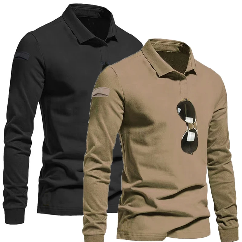 Camisa de solapa militar Softair para hombre, jersey táctico de manga larga de carga de combate militar, transpirable, sudadera para senderismo, Camping y escalada