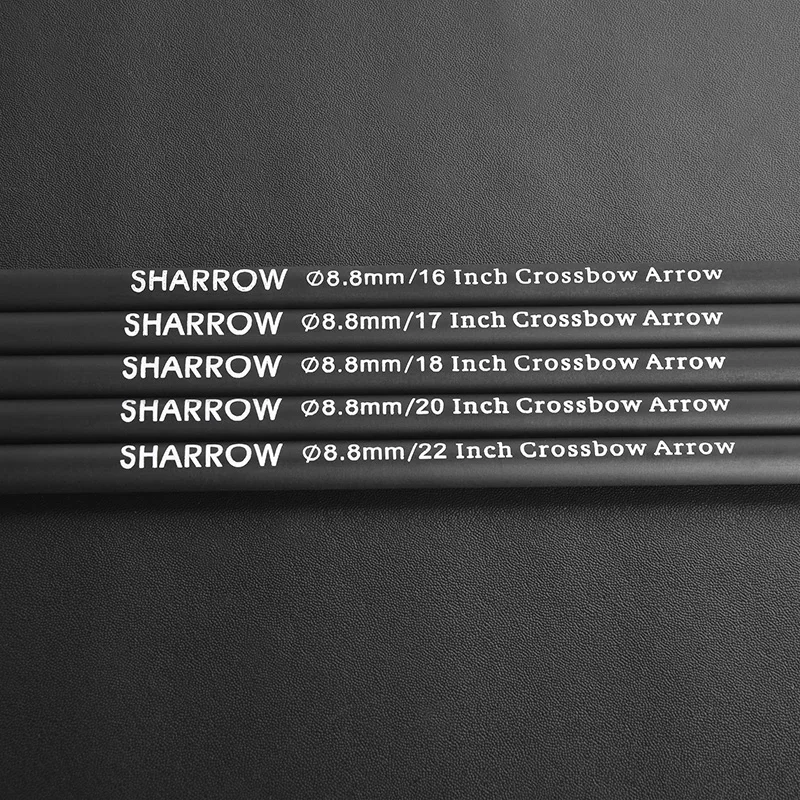 Eje de flecha de carbono mezclado para tiro con arco, 16/17/18/20/22 pulgadas OD 8,8mm ID 7,6mm, ballesta para caza al aire libre, tubo de flecha DIY, 6/12 Uds. - imagen 4
