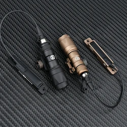 WADSN M300/M600 Linterna táctica MLOK KEYMOD para caza Airsoft