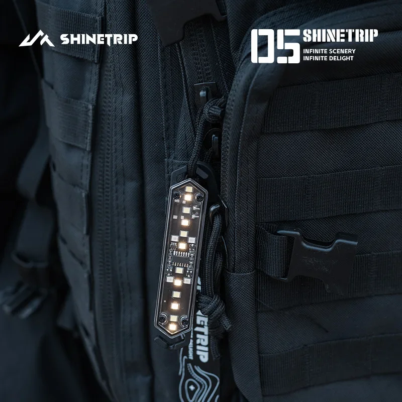 ShineTrip-luz de cuerda de viento táctica, iluminación de lectura, ligera, para acampar, luz ambiental portátil, luces de advertencia de cuerda de viento - imagen 5