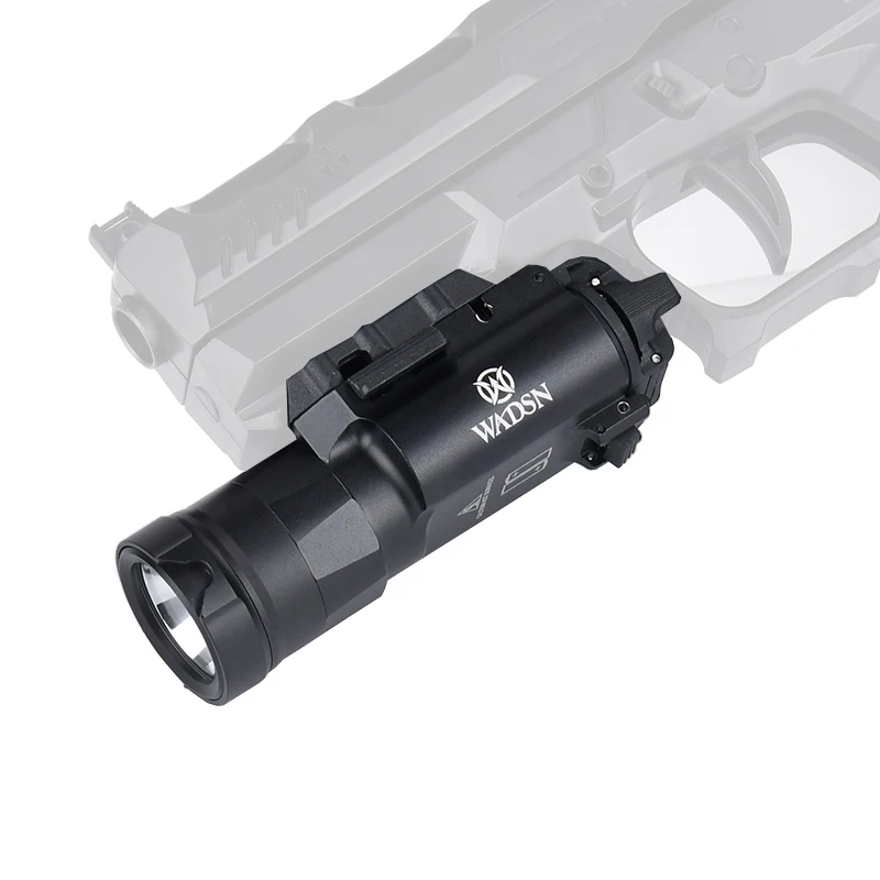 Táctica X300 linterna de Metal para X300UH-A, lámpara de pistola colgante para caza, casco blanqueado, luz compatible con riel de 20MM, accesorios de explorador Airsoft - imagen 4