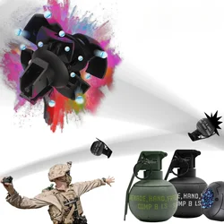 Granada airsoft táctica en nylon con anillo de tracción