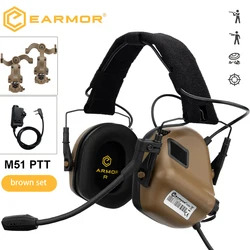 EARMOR M32 SE Auricular Táctico PTT – Adaptador Casco ARC