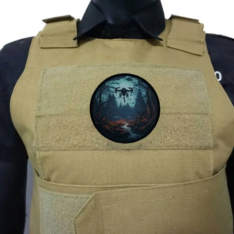 Brazalete táctico de moral rusa, parche con gancho y bucle, gancho y bucle militar, calavera, soldado, mochila, sombrero, accesorios, pegatina - imagen 5