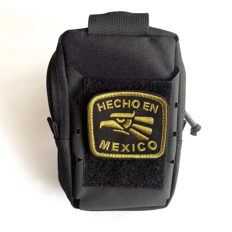 Emblema HECHO EN MEXICO, insignia de bandera nacional de águila mágica, parches bordados con apliques de tela, pegatinas tácticas de mochila militar - imagen 4