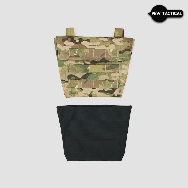 Chaleco táctico PEW, Panel protector colgante con Panel EVA, chaleco Airsoft para caza, bolsa de plataforma para abdomen inferior, almacenamiento de Panel Molle - imagen 2
