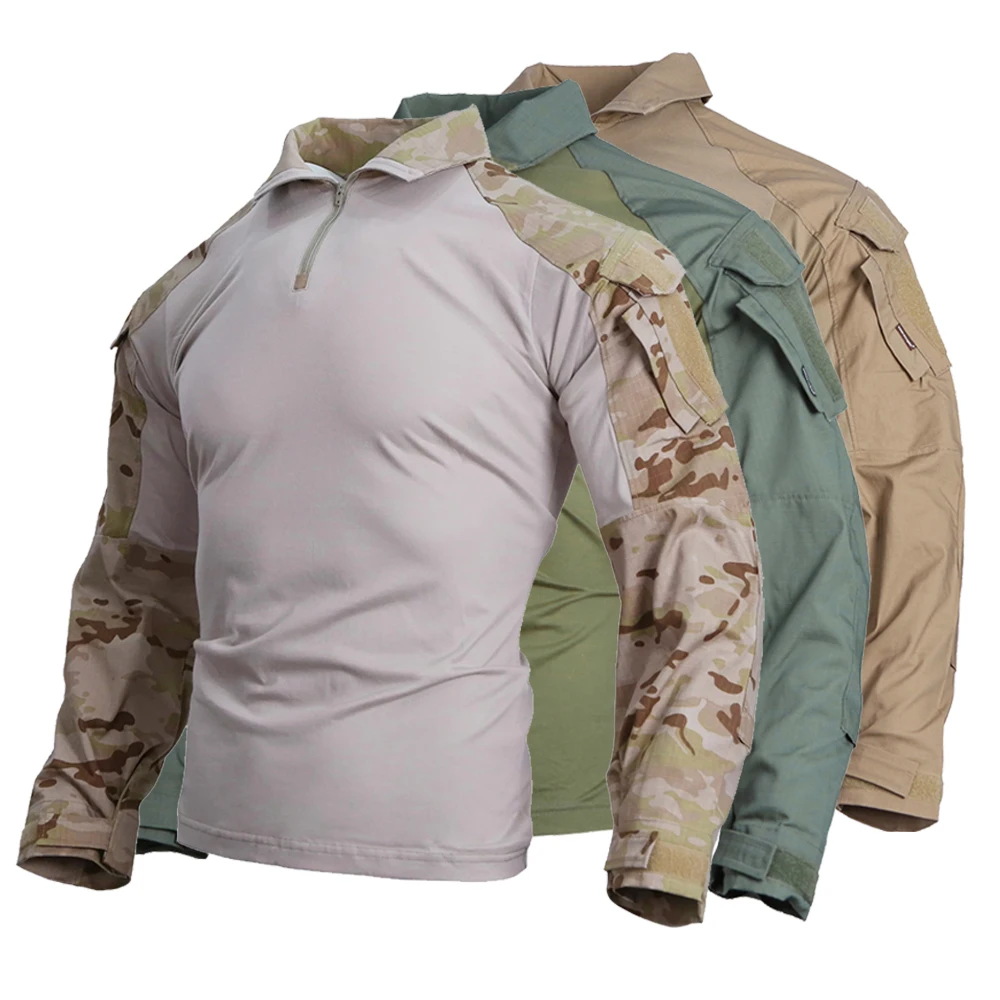 Emersongear G3 camisa táctica caza Airsoft Tops ropa Gen3 camuflaje combate camisa aventura al aire libre hombres