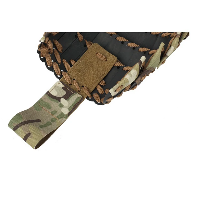 Armadura táctica ligera para hombros/falda/protector de brazo/armadura protectora de ingle montada en el Abdomen para deportes al aire libre y Airsoft - imagen 5