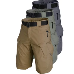 Pantalones cortos tácticos de combate militar para hombre, pantalones cortos impermeables de verano para senderismo, Camping, senderismo, escalada, pantalones deportivos para exteriores
