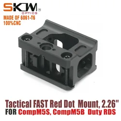 SKWoptics montaje punto rojo rápido Picatinny 21mm