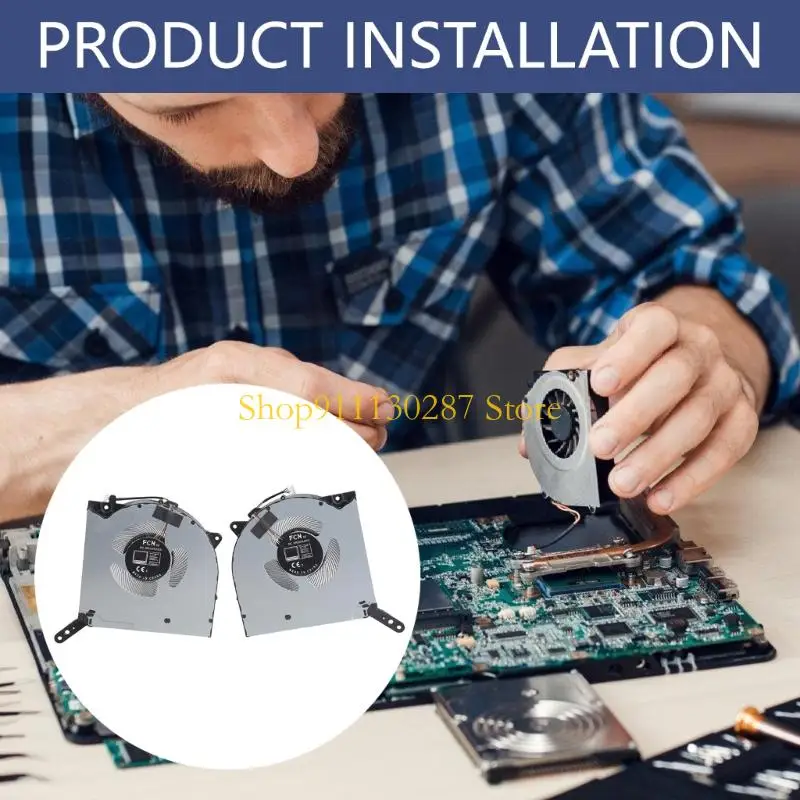 Ventilador enfriamiento J1HC CPU Readering Reemplazo reemplazo Radiador ventilador enfriamiento para Y9000K 2021 5V - imagen 2