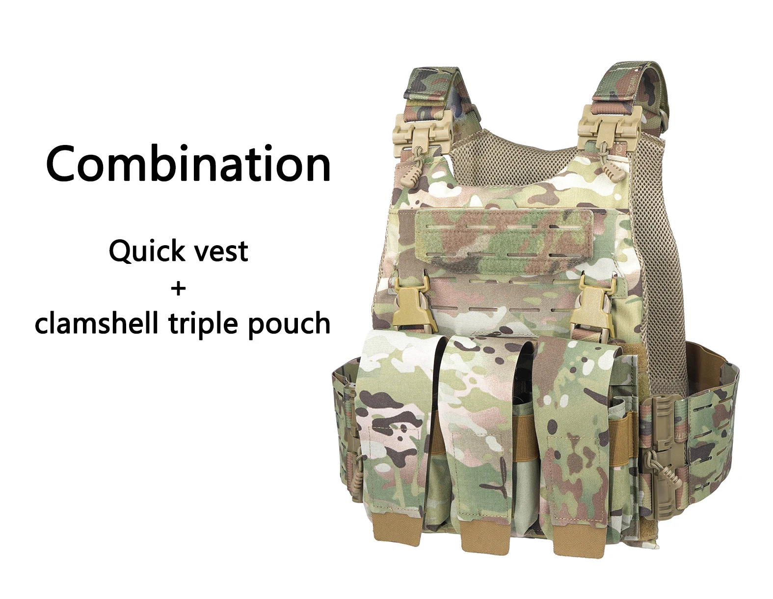 Chaleco Táctico DMGear - Detalle de equipamiento