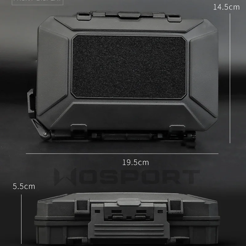 Funda de pistola para exteriores, bolsa protectora de pistola táctica, carcasa dura impermeable, caja de almacenamiento de herramientas, sistema Molle, Paintball - imagen 5