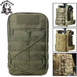 Chaleco táctico con Panel trasero, cremallera en la placa trasera, accesorio de expansión Airsoft, bolsa, chaleco, portador de placa para chaleco de Faraón