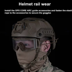 Gafas tácticas antiviento antipolvo para ciclismo airsoft deporte
