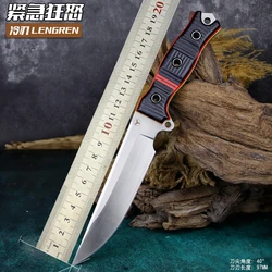 BUSSE cuchillo táctico de hoja fija Full Tang G10 tricolor