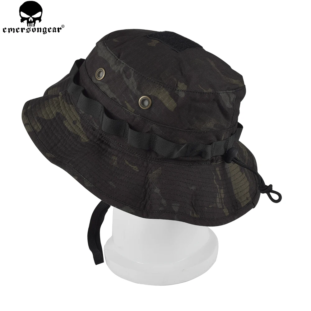 EMERSONGEAR-Gorra Bonnie de camuflaje, gorro multicamuflaje negro Emerson Wargame, deportes, pesca, actividades al aire libre - imagen 4