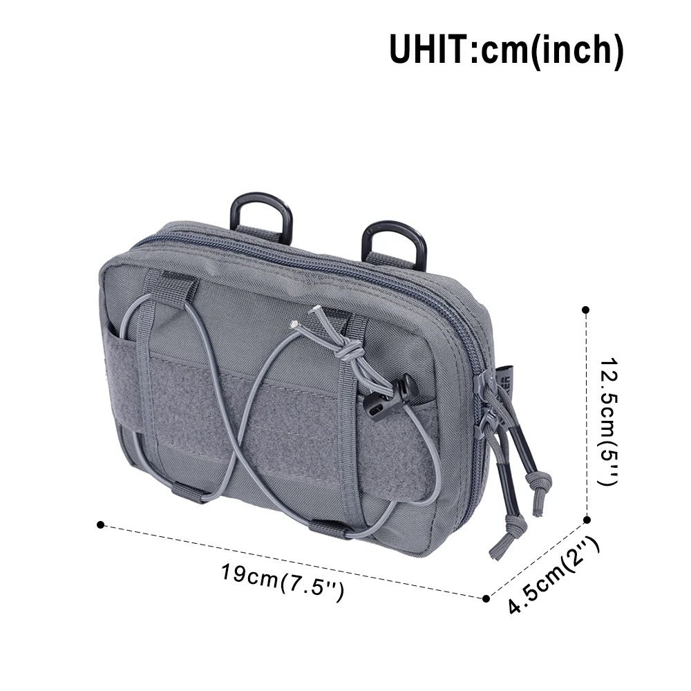 EXCELENTE ELITE SPANKER bolsa táctica Molle chaleco/mochila bolsas de accesorios bolsa de herramientas de caza al aire libre bolsillo multifuncional - imagen 2