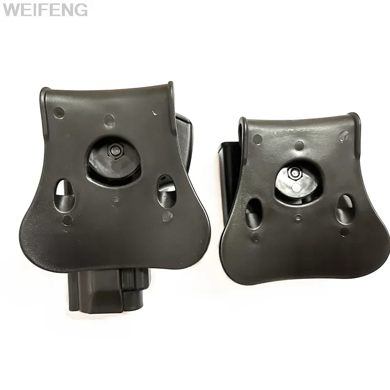 Funda para pistola táctica con retención de defensa para pistolas Beretta M9 con bolsa para revistas de 9mm, accesorios de caza - imagen 2