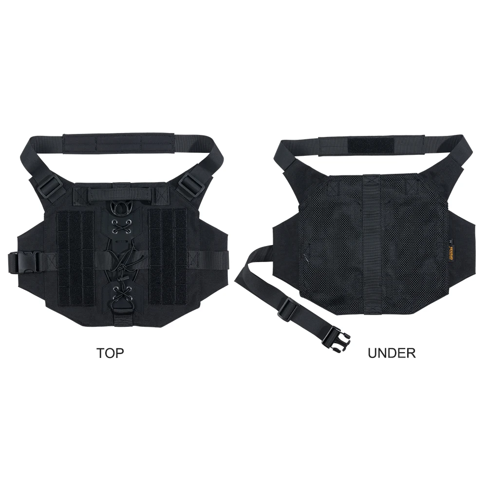 EXCELENTE ELITE SPANKER Arnés táctico para perros Chaleco de entrenamiento Chaleco para mascotas de policía o perros grandes, medianos y pequeños con asa - imagen 4