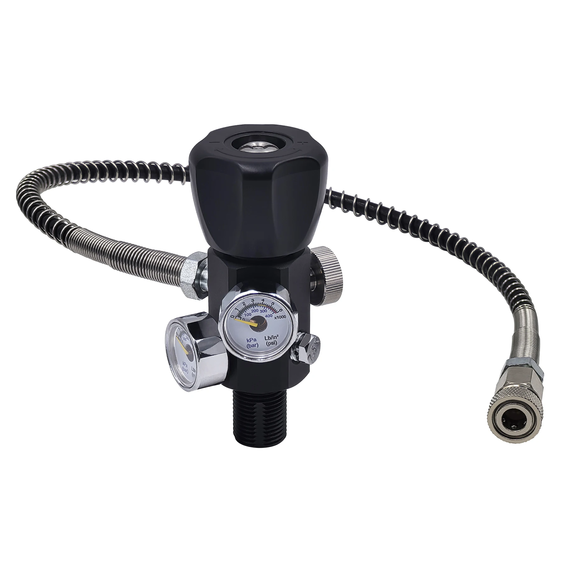 Válvula DIN 300bar para tanque de aire comprimido – Rosca M18x1,5 - imagen 2