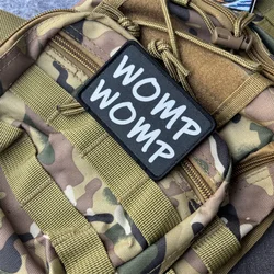 Parche táctico WOMP WOMP con gancho y bucle para ropa