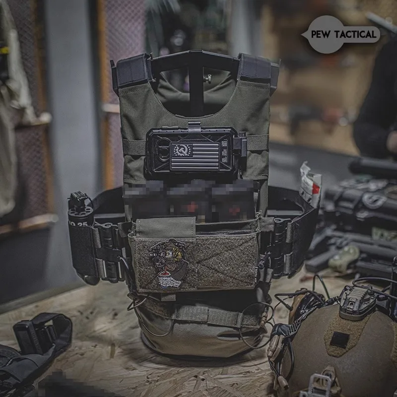 PEW TACTICAL Lv119 overt Plate Carrier Airsoft chaleco táctico nuevo Verson con faja - imagen 2