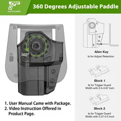Funda táctica OWB para pistola – Universal y ajustable