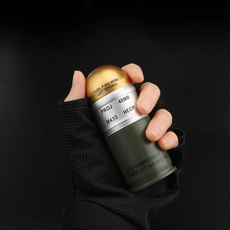 M433 40mm granadas simuladas 1:1 modelo Shell Mini caja de almacenamiento llave contenedor de artículos diversos decoración para Airsoft CS caza escritorio pantalla - imagen 3