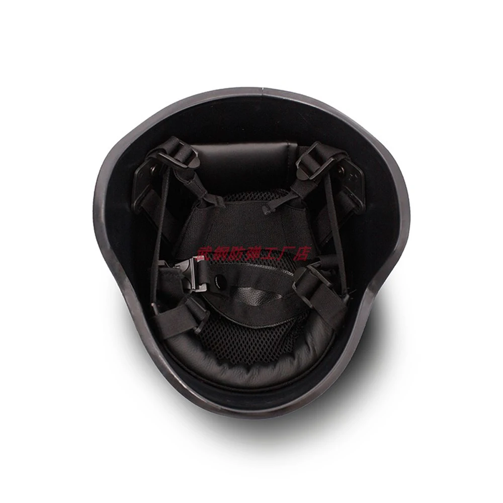 Casco táctico M88 PASGT, protector facial a prueba de balas contra roturas, pantalla Unilateral, diadema tipo NIJ IIIA, máscara de cristal GA2 - imagen 2