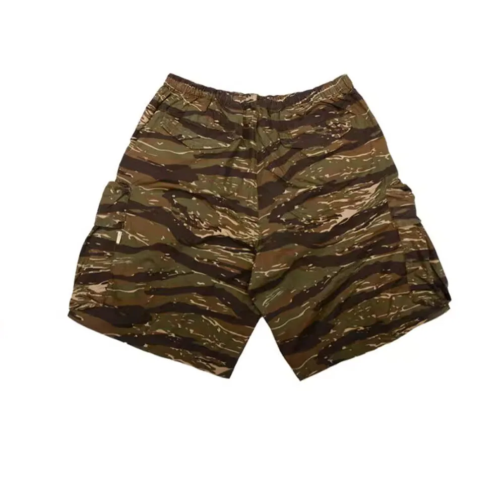 Monos con estampado de tigre para hombre, pantalones cortos de camuflaje Retro, tendencia informal, holgados y versátiles, Verano - imagen 2