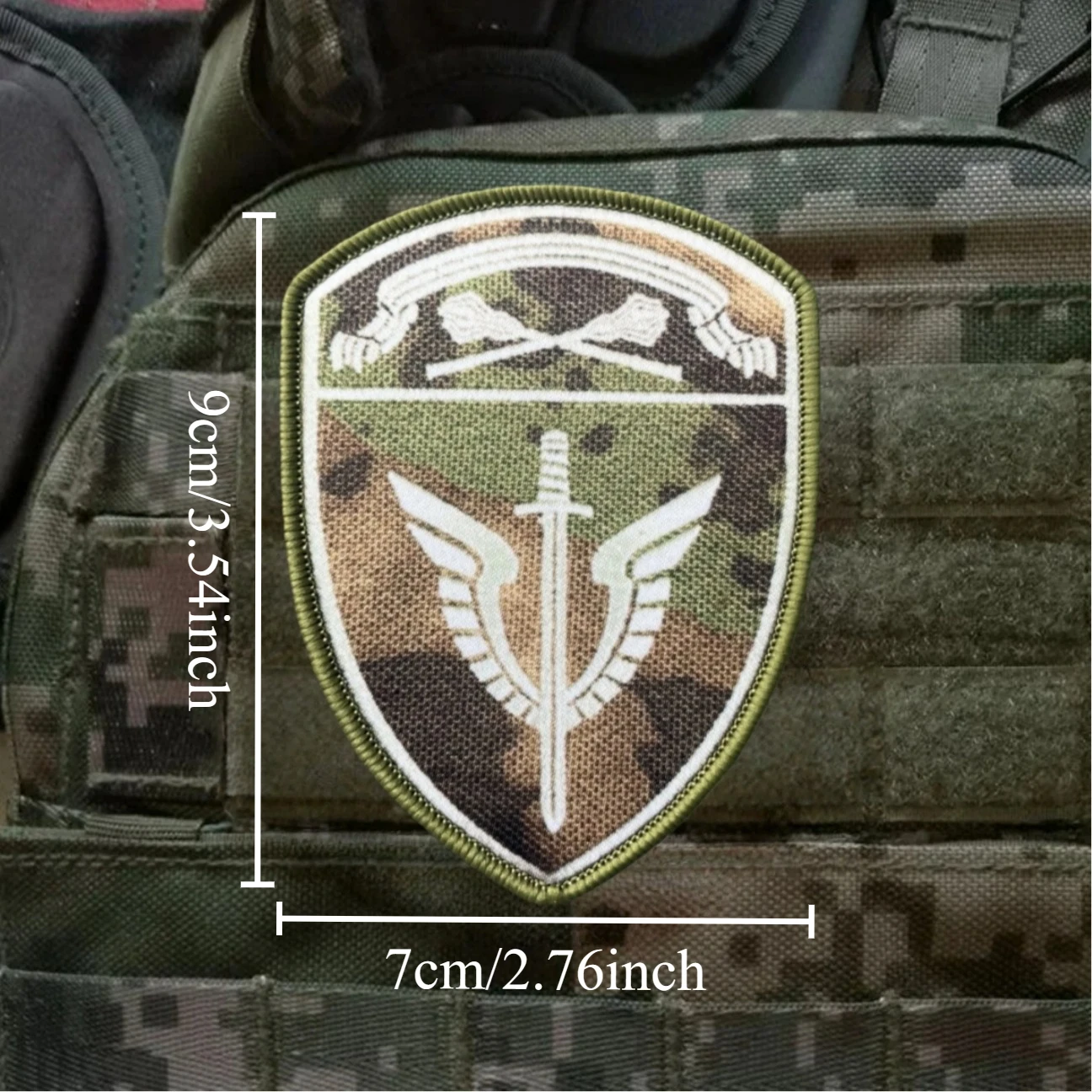 Parches impresos con insignia de moral de unidades móviles para ropa, apliques personalizados militares tácticos, pegatinas para mochila con gancho y bucle - imagen 3