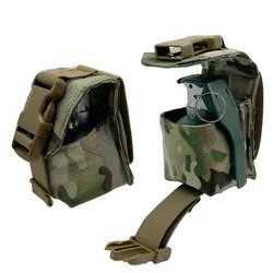 Bolsa portagranadas táctica M67 con fijación MOLLE para cinturón