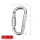 1pcs steel carabiner
