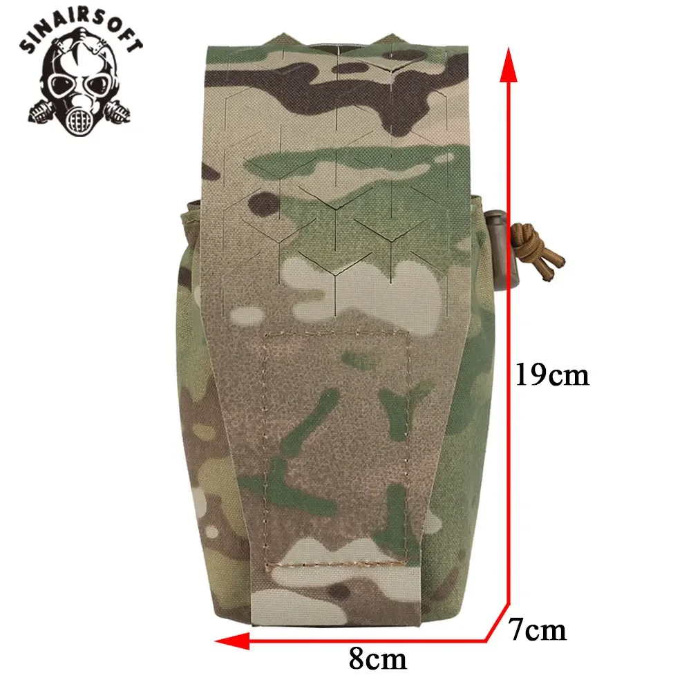 SINAIRSOFT Universal SPUD revista bolsa para AK47 M4 Rifle 5,56 7,62 Mag MOLLE Compatible táctico pecho Rig chaleco accesorio - imagen 2